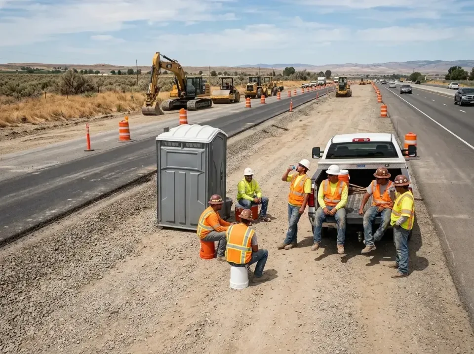 highway-road-construction-crew-007 — frequently asked questions, Porta Potty and Restroom Rentals in Knob Noster, MO